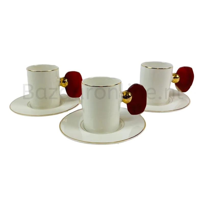 Espressoset - Epoxy - Brown Superprijs