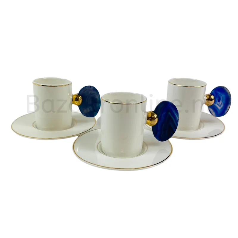 Superprijs Espressoset - Epoxy - Dark Blue