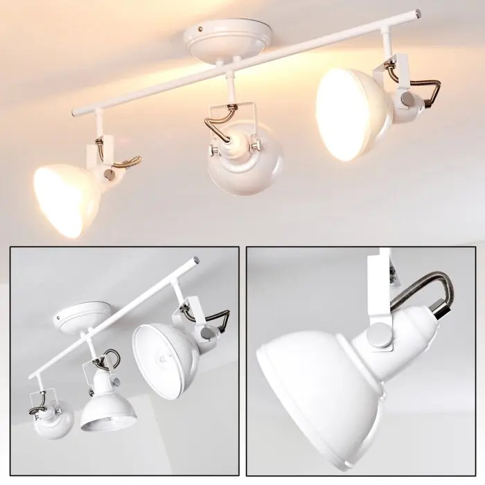 Tina Plafondlamp Wit, 3-lichts Hete Deal