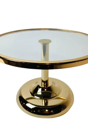 Weekendaanbieding Florence Taartplateau op voet - klein - Goud