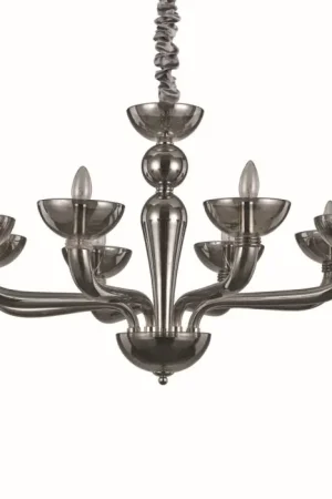 Ideallux CASANOVA kroonluchter Chroom, 8-lichts Merkproduct