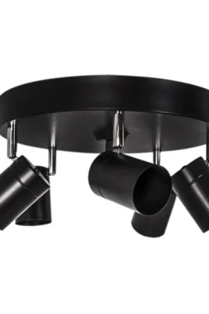By Rydens Correct Plafondlamp Zwart, 5-lichts Betaalbaar