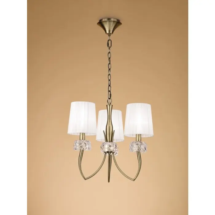 Mantra LOEWE Hanglamp Bruin, 3-lichts Koopje