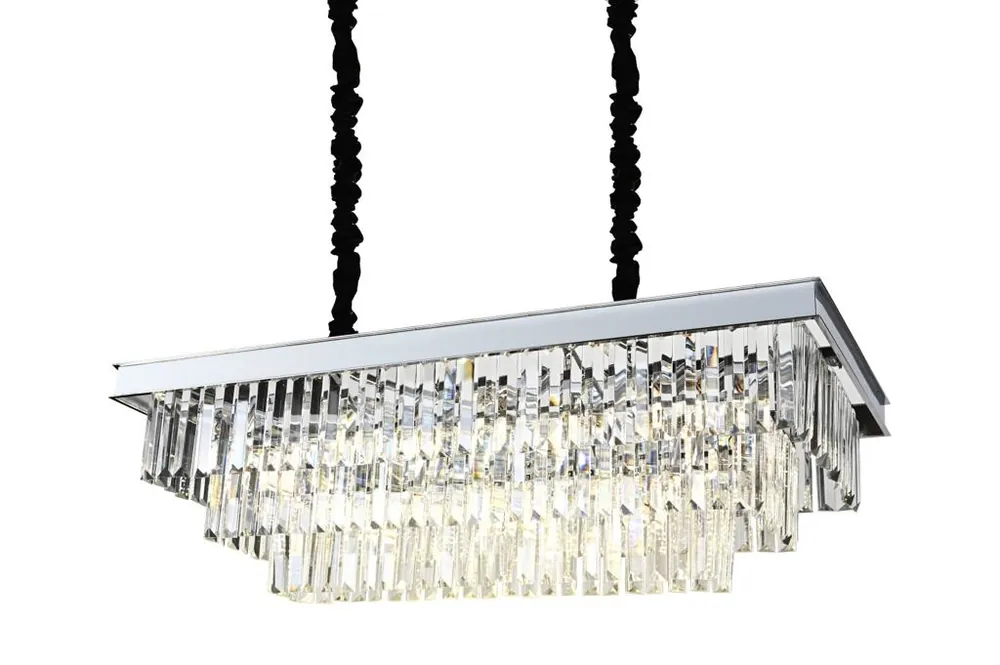 Seizoensaanbieding Hanglamp Faya - Silver - 90 x 40 cm