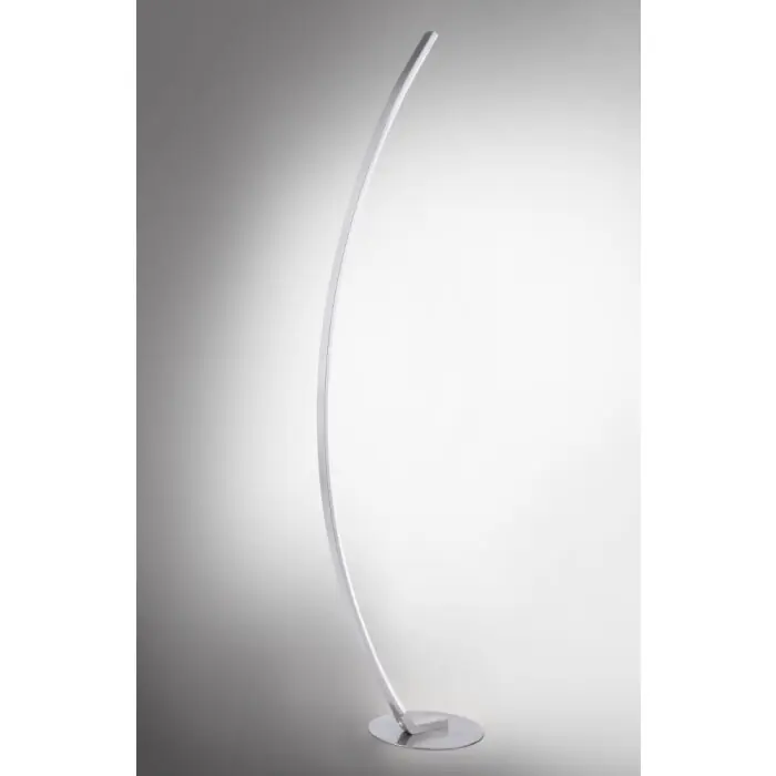 Weekendaanbieding Leuchten-Direkt BELLA Staande lamp LED roestvrij staal, 1-licht