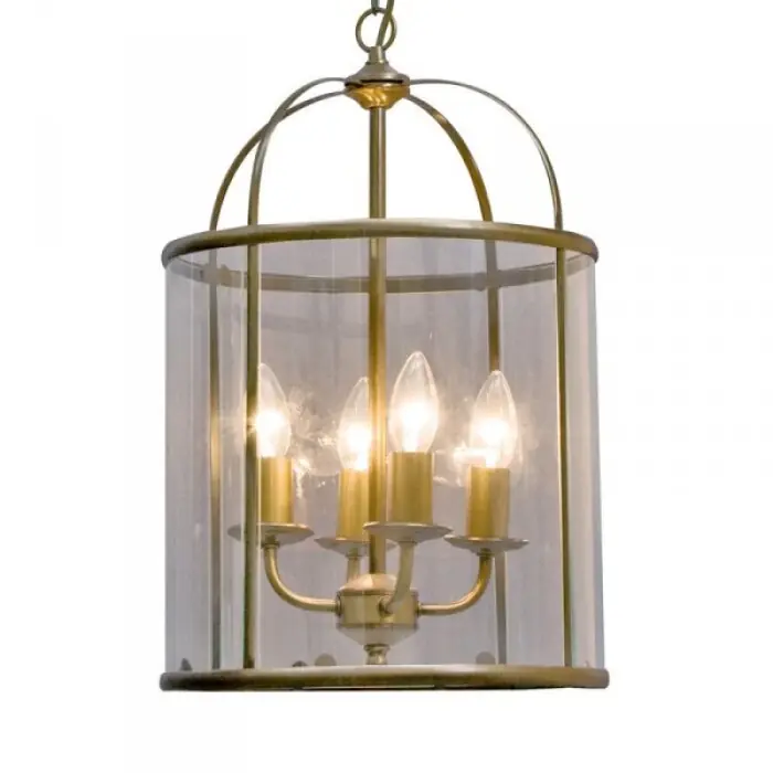 Laatste Versie Steinhauer PIMPERNEL Hanger Brons, 4-lichts