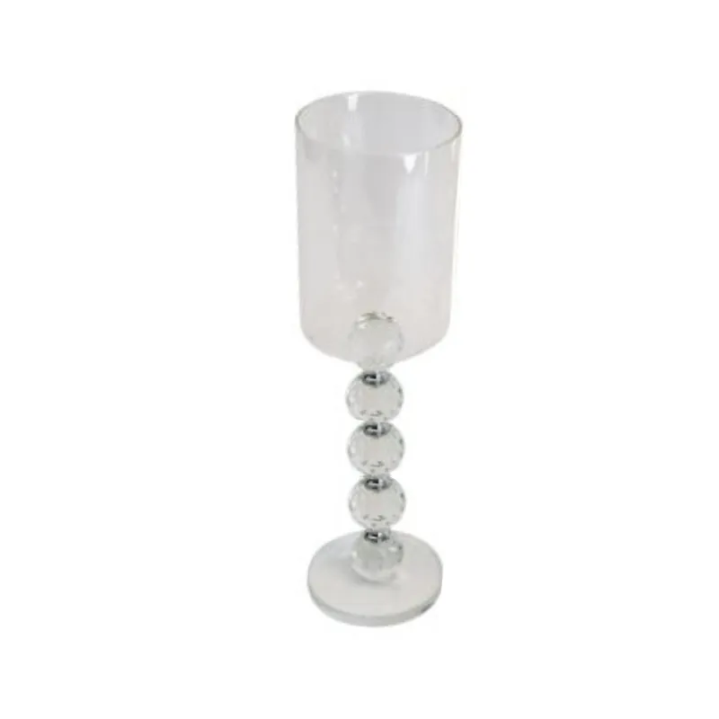 Kandelaar Tess - Large - 35 cm - Zilver Seizoensaanbieding
