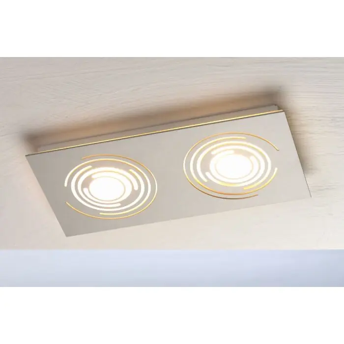 Express Levering Bopp GALAXY COMFORT Plafondlamp LED Aluminium, 2-lichts
