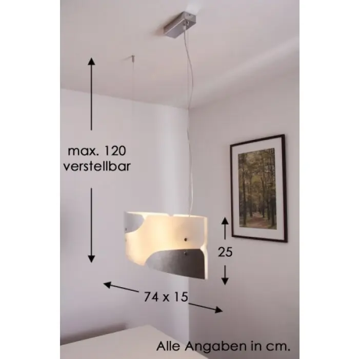 Sil Lux Hanger Chroom, 4-lichts Op = Op