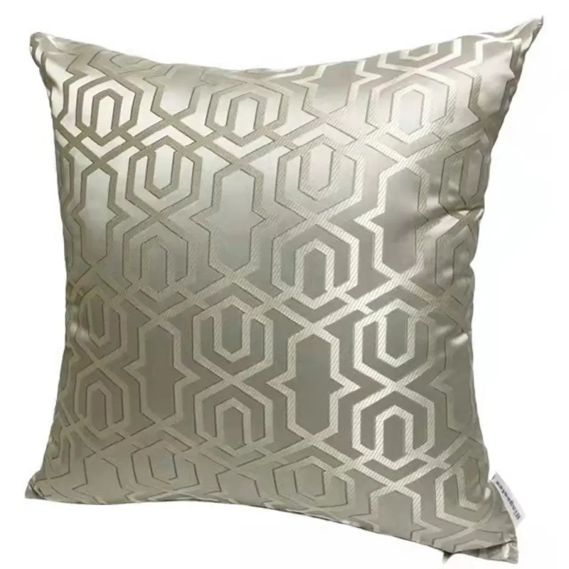 Laatste Versie Kussen Majestic - 45 cm - Zilver kleur