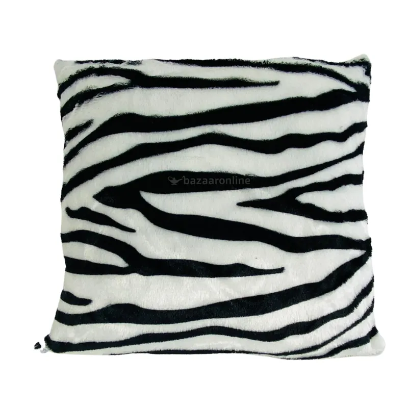 Goedkoop KUSSEN ZEBRA PRINT 45x45 CM