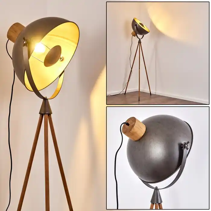 Direct Beschikbaar Tholen Staande lamp Bruin, 1-licht