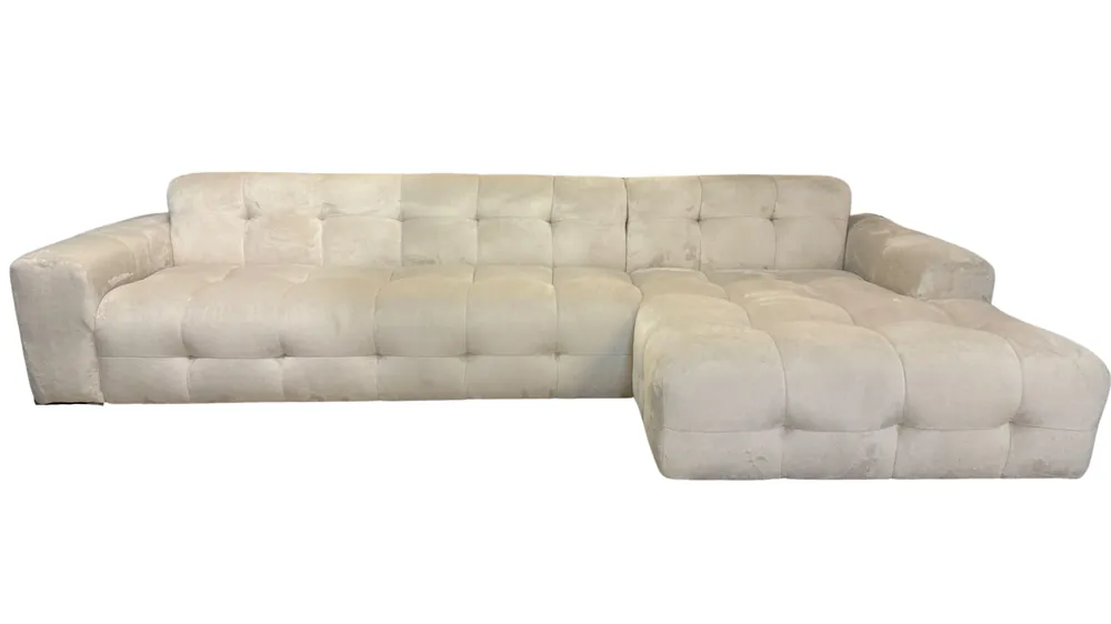 Aanbieding Loungebank Cubes - Cremé