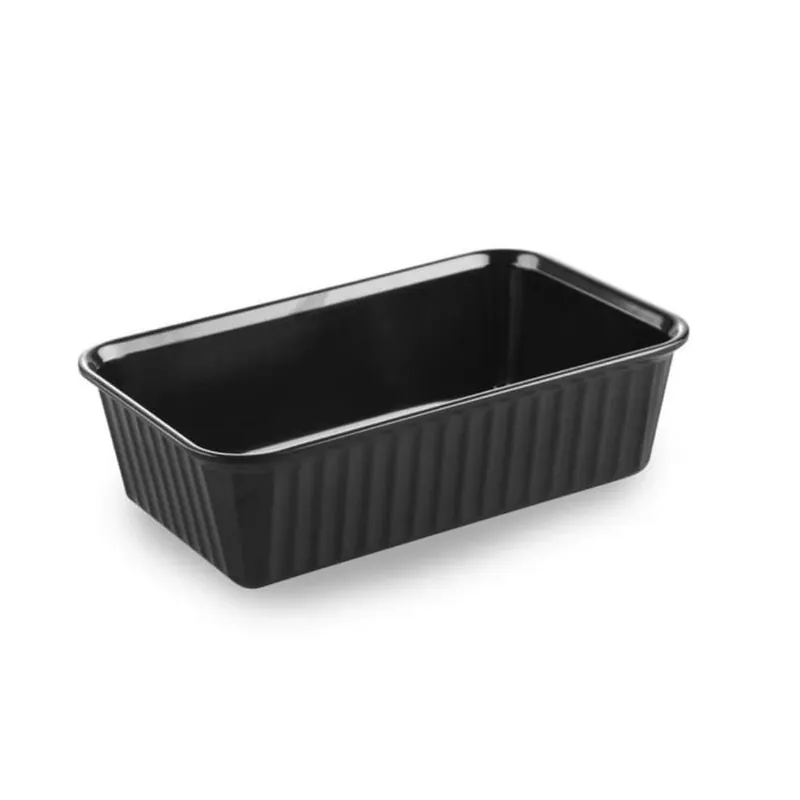 Must-Have Melamine Schaal rechthoekig zwart - 2 formaten