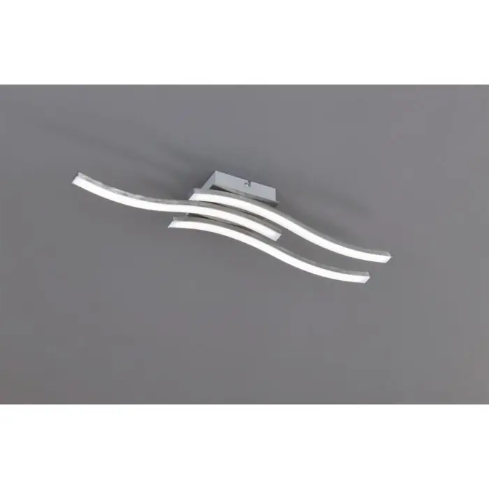 Koop Online Reality Route Plafondlamp LED Nikkel mat, 3-lichts