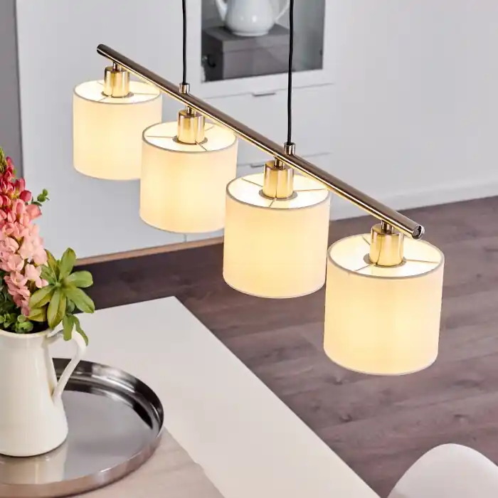 Alsen Hanglamp Nikkel mat, 4-lichts Lage Kosten