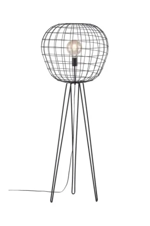 Beste Prijs Leuchten-Direkt FABIO Staande lamp Zwart, 1-licht