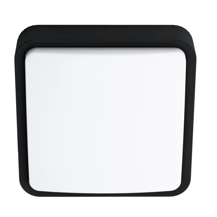 Hete Deal Eglo connect PIOVE Muur en plafond verlichting LED Zwart, 1-licht