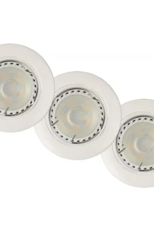 Lucide FOCUS Inbouwspot LED Grijs, 3-lichts Speciale Aanbieding
