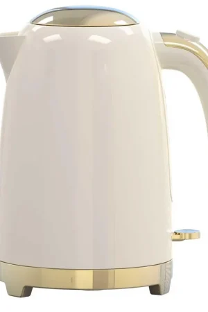 Actieprijs Waterkoker Crème/Goud - 1.7 liter