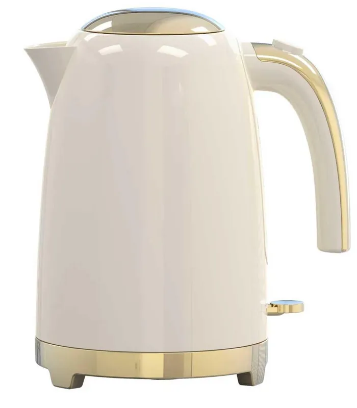 Actieprijs Waterkoker Crème/Goud - 1.7 liter