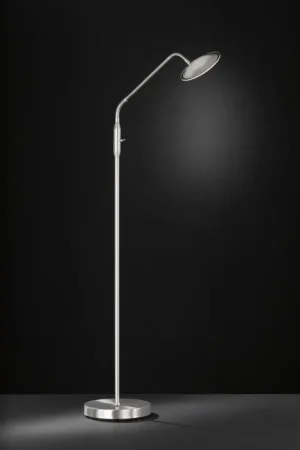 Wofi ORTA Staande lamp LED Nikkel mat, 1-licht Op = Op