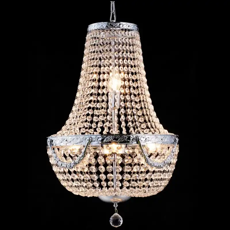 Lumilamp Kroonluchter Ø 40x64-184 cm Zilverkleurig IJzer Must-Have