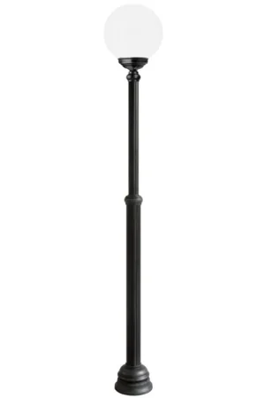 Snelle Levering LCD Soltau Buiten vloer lamp Zwart, 1-licht