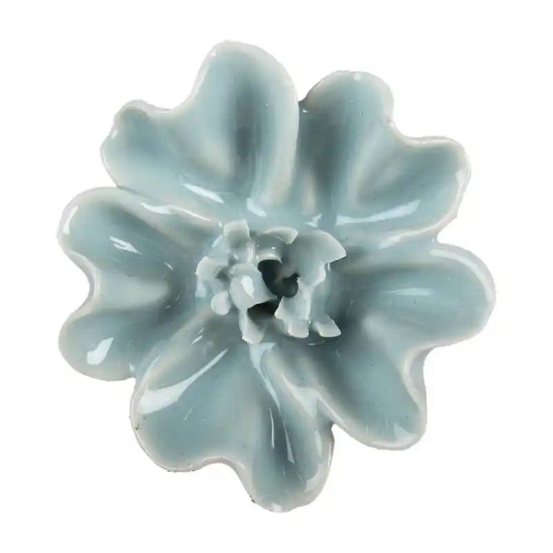 Shop Nu Clayre & Eef Deurknop Ø 5 cm Blauw Bruin Keramiek