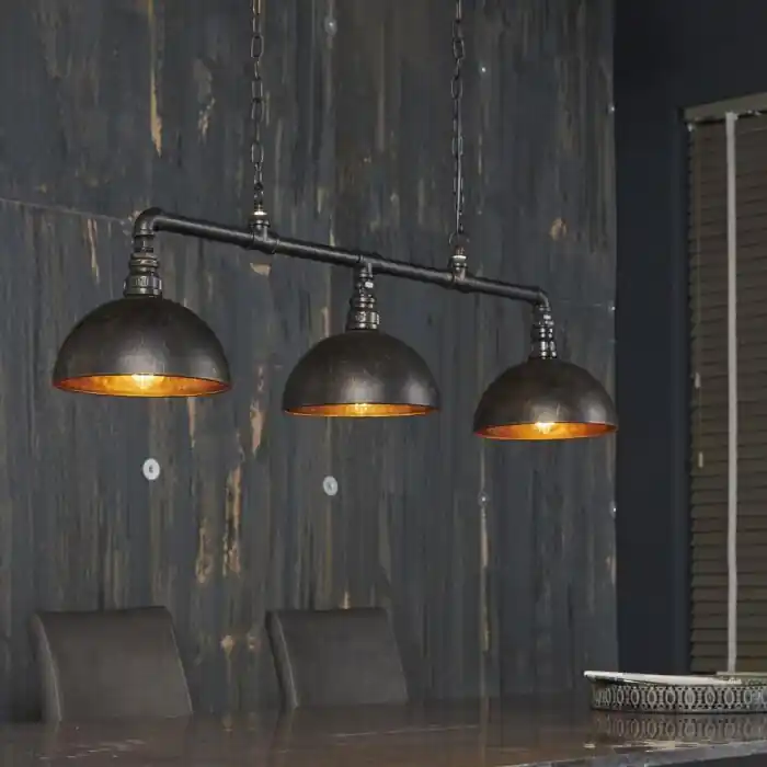 Veilige Betaling GROENEKAN Hanglamp Zwart, 3-lichts