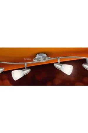 Aanbieding Globo CALEB Plafondlamp Chroom, Nikkel mat, 4-lichts