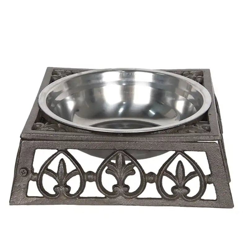 Rechtstreeks Van De Fabrikant Clayre & Eef Voerbak hond 820 ml Bruin IJzer