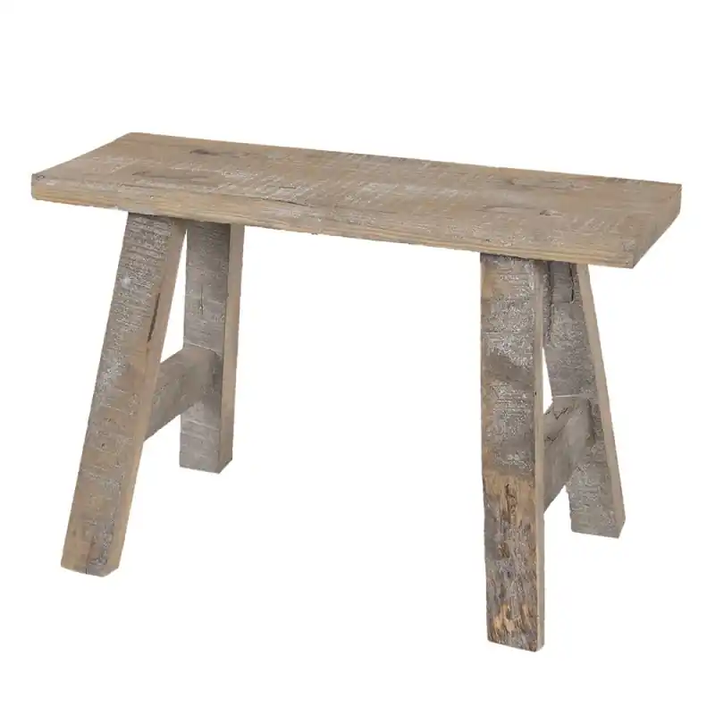 Gecertificeerd Clayre & Eef Plantentafeltje 40x14x27 cm Bruin Hout