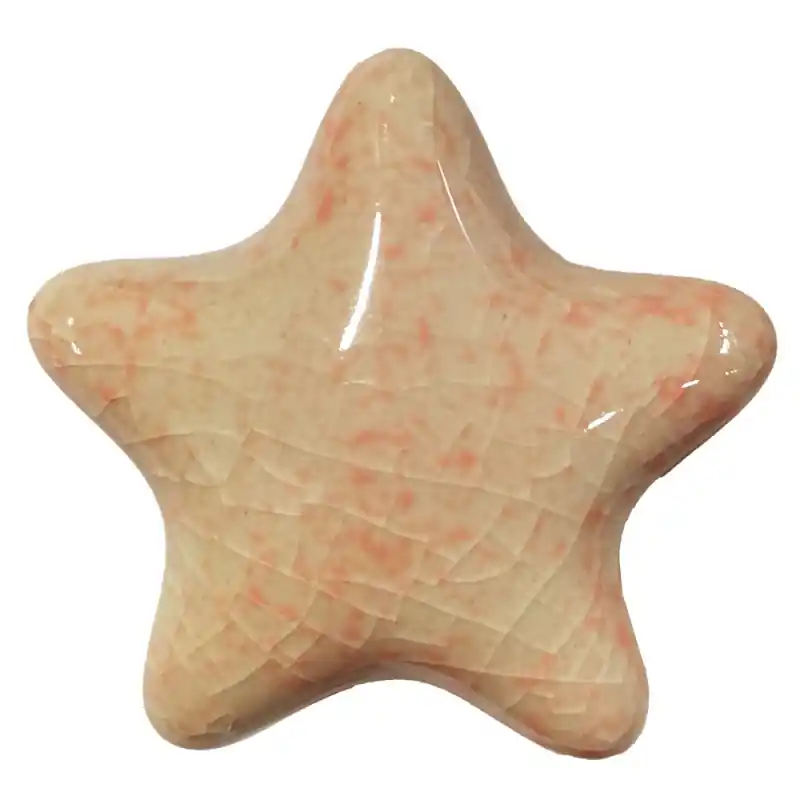 Clayre & Eef Deurknop 4 cm Roze Keramiek Veilige Betaling