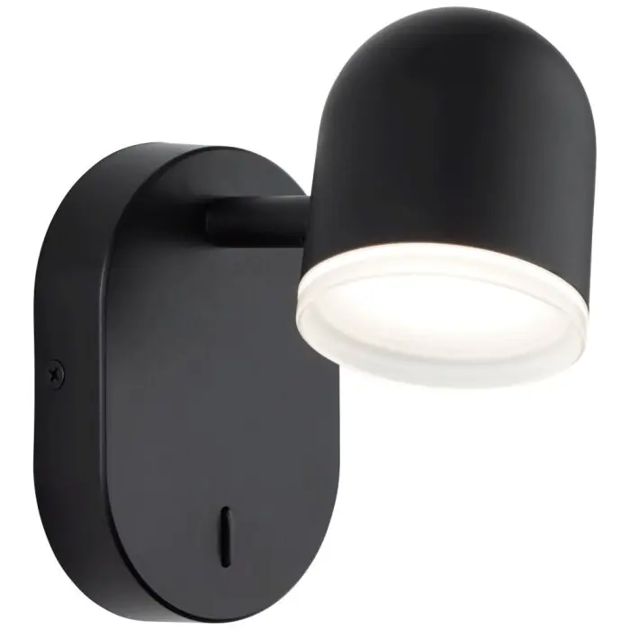 Brilliant Gretchen Spotlamp Zwart, 1-licht Seizoensaanbieding