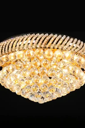 Lumilamp Plafondlamp Kristal Ø 60x25 cm Transparant IJzer Voordeelprijs