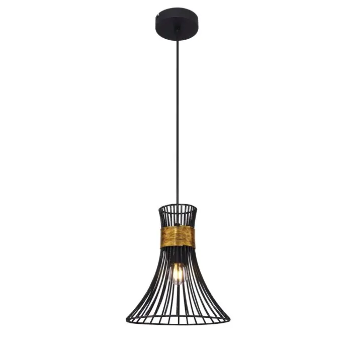 Globo ROXY Hanger Zwart, 1-licht Lage Prijs