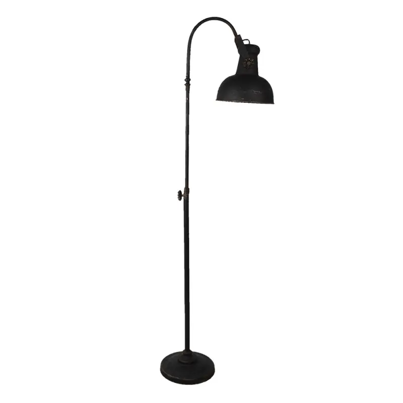 Clayre & Eef Vloerlamp 59x27x189 cm Zwart IJzer Laatste Versie