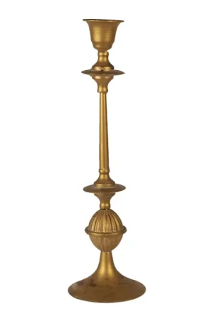 Aanbieding Clayre & Eef Kandelaar Ø 15x53 cm Goudkleurig IJzer