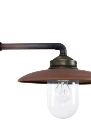 KS Verlichting Palazzo Muurlamp Brons, 1-licht Veilige Betaling