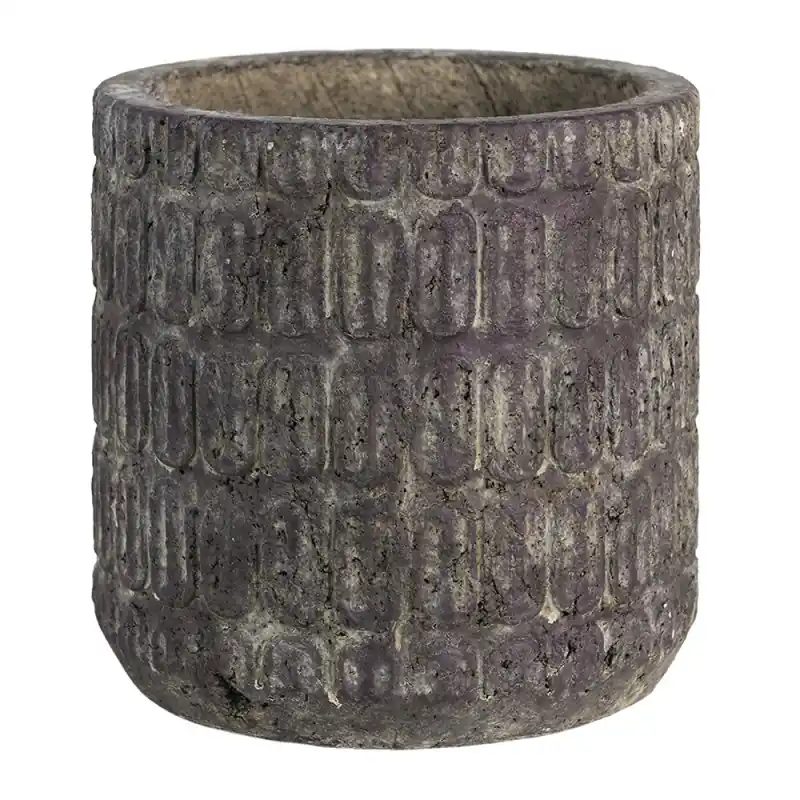 Clayre & Eef Bloempot Ø 20x20 cm Bruin Beton Must-Have