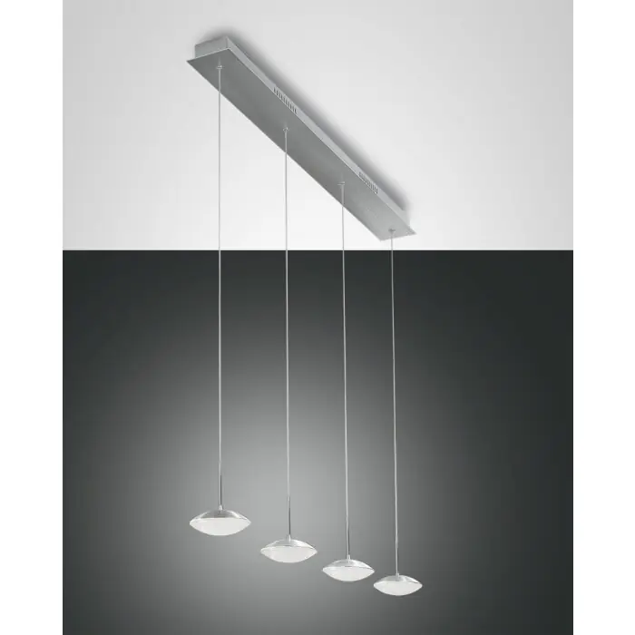 Fabas Luce Hale Hanglamp LED Aluminium, 4-lichts Must-Have