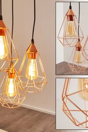 Zeuta Hanger Zwart, 3-lichts Populair