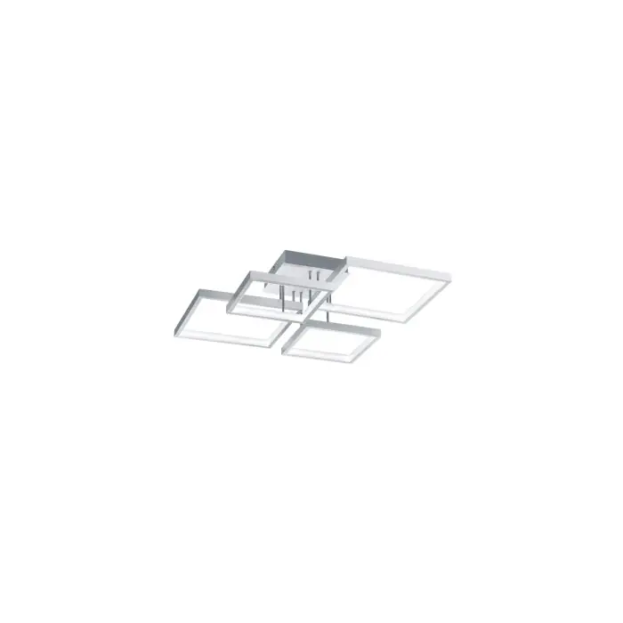 Trio Sorrento Plafondlamp LED Aluminium, 1-licht Favoriet