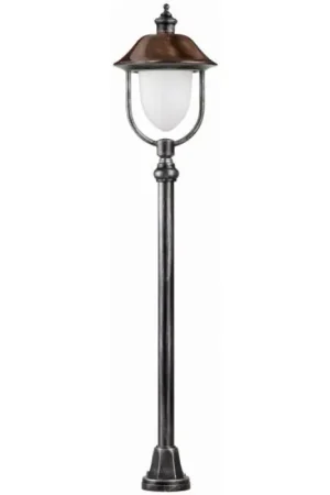 Fabrieksprijs LCD Rendsburg Buiten vloer lamp Koperkleurig, Zwart, 1-licht
