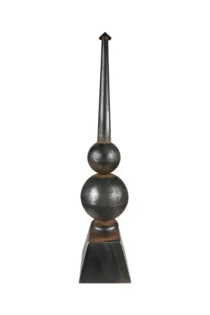 Actieprijs Clayre & Eef Decoratie Ornament 89 cm Zwart IJzer