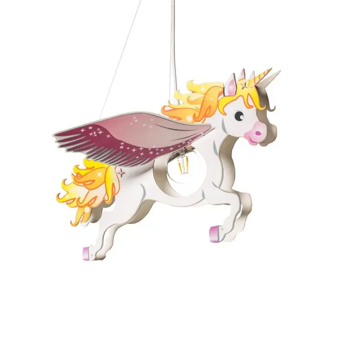 Elobra PEGASUS Hanglamp Roze, 1-licht Koopje