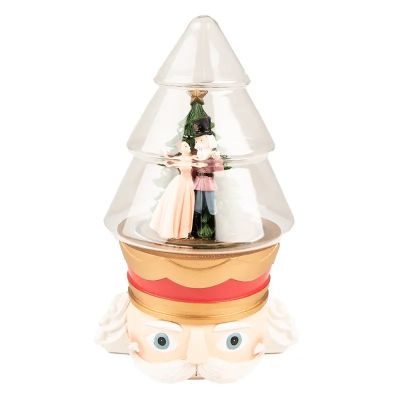 Clayre & Eef Stolp Notenkraker 15x13x24 cm Rood Groen Kunststof Rechtstreeks Van De Fabrikant