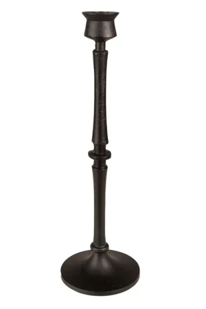 Aanbieding Clayre & Eef Kandelaar 33 cm Zwart Aluminium