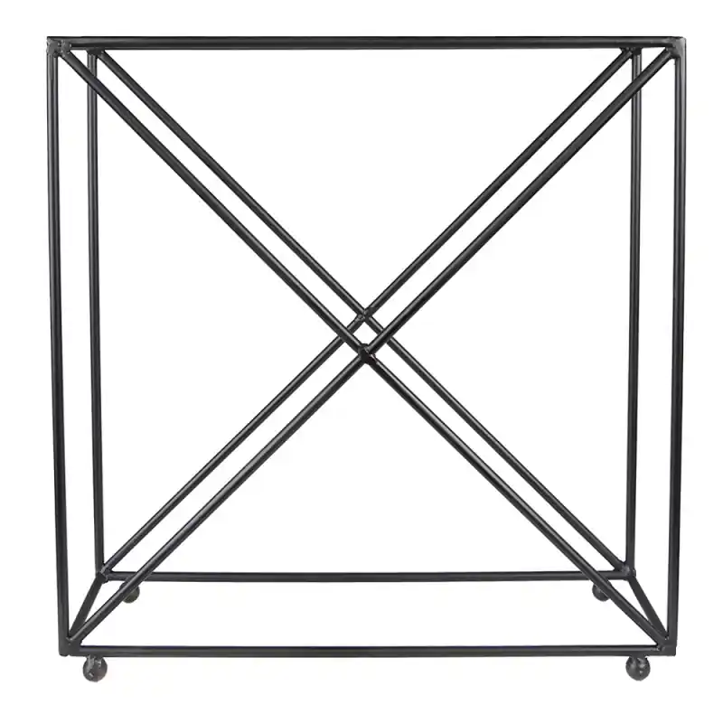 Clayre & Eef Flessenhouder 44x15x45 cm Zwart IJzer Superprijs